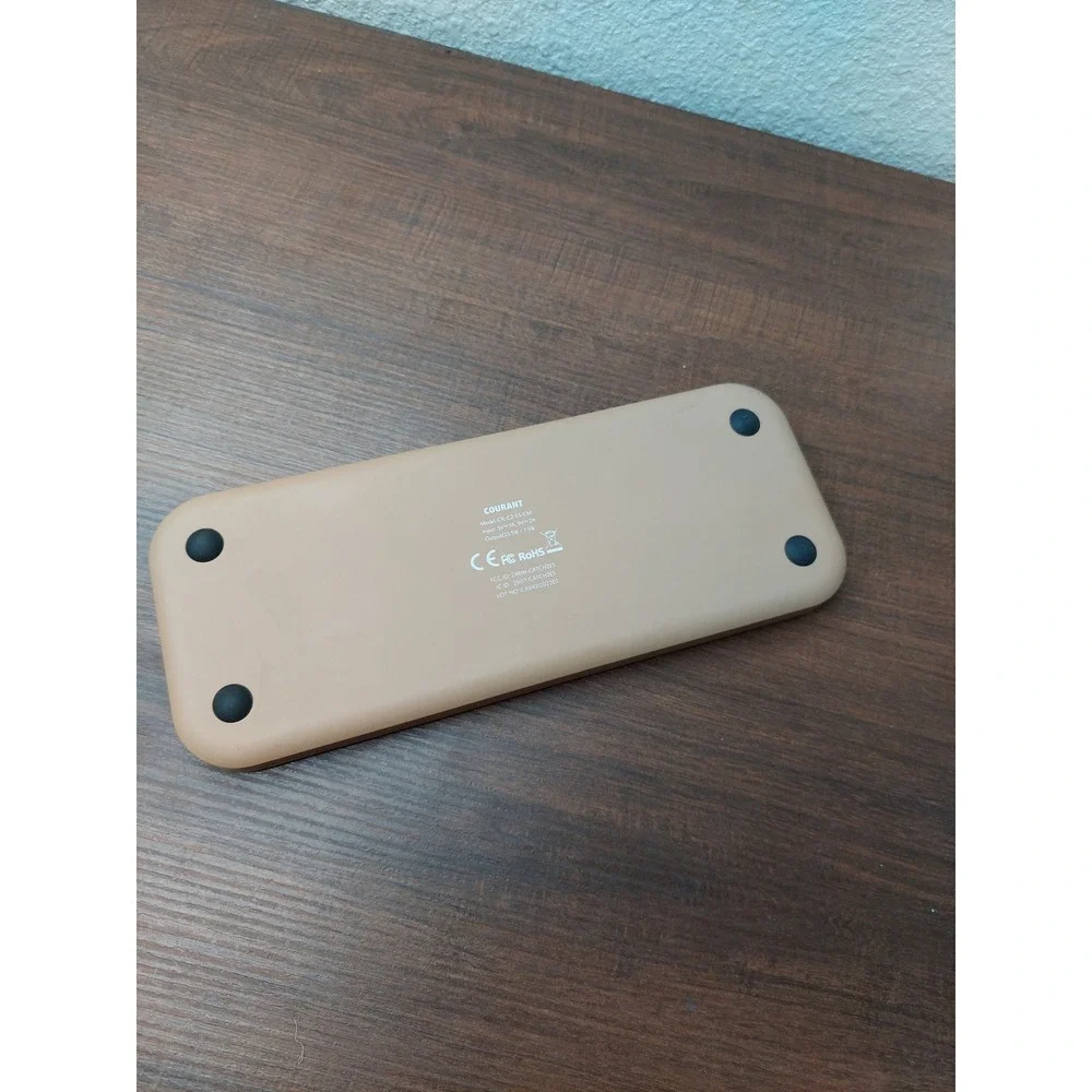 Courant CATCH:2 Essentials Dual Wireless Charging Pad Camel CR-C2-ES-CM
